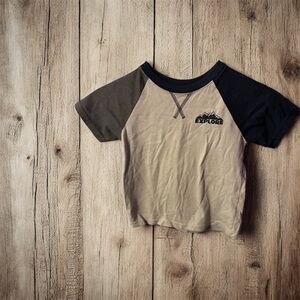 Garanimals Kids' Adventure Tee - Black and Tan